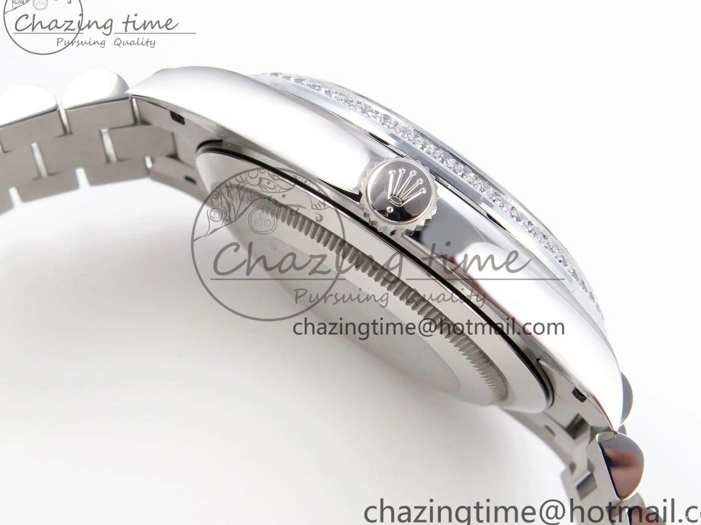 MiroTime 0328 ComfortFit DayDate 40 SS GSF Gain Weight Gray Stick Dial on President Bracelet A 1927